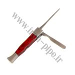 تمپر پیپ (کوبه پیپ) چوب و فلز سه کاره - Image 2