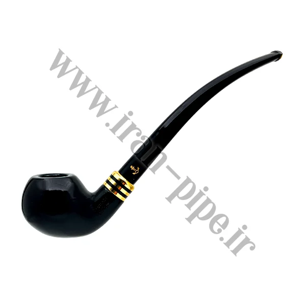 1555-پیپ-کاپیتان-بلک پیپ چوبی کاپیتان بلک دسته بلند Captain Black Wooden Pipe - Image 1