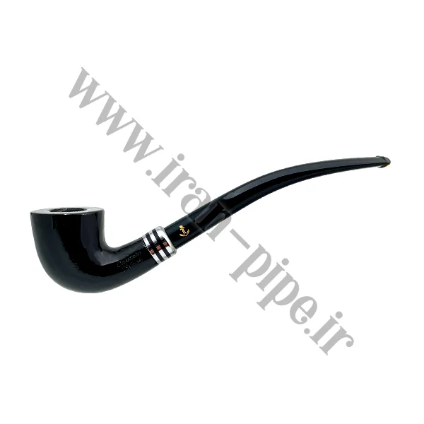 1556-پیپ-کاپیتان-بلک پیپ چوبی کاپیتان بلک دسته بلند Captain Black Wooden Pipe - Image 1