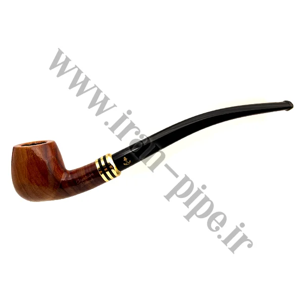 1736-پیپ-کاپیتان-بلک پیپ چوبی کاپیتان بلک دسته بلند Captain Black Wooden Pipe - Image 1